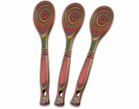 Island Bamboo Rainbow Spoon 3 pack