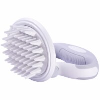 Pet Life Gyrater Swivel Travel Silicone Massage Grooming Pet Brush