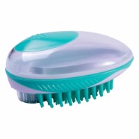 Pet Life Swasher Shampoo Dispensing Massage and Bathing Brush