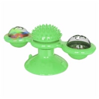 Pet Life Windmill Rotating Suction Cup Spinning Cat Toy