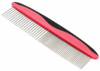 Pet Life Grip Ease Wide and Narrow Tooth Grooming Pet Comb