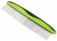 Pet Life Grip Ease Wide and Narrow Tooth Grooming Pet Comb