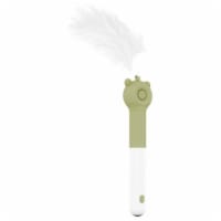 Pet Life KITIQUE 3-in-1 Retractable and Extendable Feathered and Laser Wand Kitty Cat Teaser