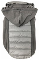Pet Life Apex Lightweight Hybrid 4-Season Stretch and Quick-Dry Dog Coat w/ Pop out Hood
