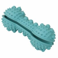Pet Life Denta-Bone TPR Treat Dispensing and Dental Cleaning Durable Dog Toy