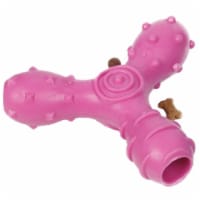 Pet Life Tri-Chew Treat Dispensing and Chewing Interactive TPR Dog Toy