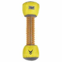 Pet Life Hoist-a-Fetch Durable Nylon and Rubber Floating Dental Fetch Dog Toy