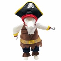 Pet Life Captain Snuggles Pirate Pet Dog Costume Uniform