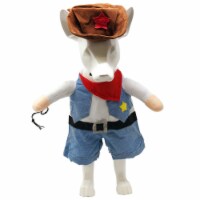 Pet Life Rodeo Bones Cowboy Pet Dog Costume Uniform