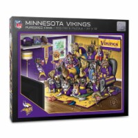YouTheFan 2502106 18 x 24 in. NFL Minnesota Vikings Purebred Fans Puzzle, Multi Color - A Rea