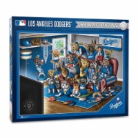 YouTheFan 2502359 18 x 24 in. MLB Los Angeles Dodgers Purebred Fans Puzzle, Multi Color - A R