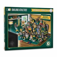 YouTheFan 2502410 18 x 24 in. MLB Oakland Athletics Purebred Fans Puzzle, Multi Color - A Rea