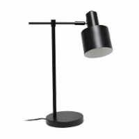 Lalia Home Iron Mid Century Table Lamp in Black