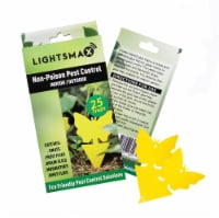 Gnat, and Fruit Fly Trap: Yellow Dual Sided Glue Insect Catcher to Control Bugs Indoor-25 Pks