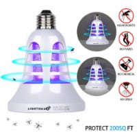 UV Plant Grow Bulb Bug Zapper Light Bulb - 2 in 1 Electronic Insect Killer, Mosquito Killer