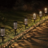 12X Garden Lawn Backyard Patio Solar Led Light Pathway Ground long lasting water proof eco mo