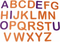 Midlee Alphabet Floor & Wall Vinyl Decal for Classrooms & Daycares