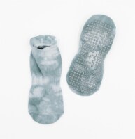 Oak and Reed Tie Dye Yoga Socks, Teal S/M