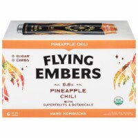 Flying Embers Pineapple Chili Hard Kombucha Perspective: Main