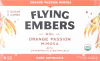 Flying Embers Orange Passion Mimosa Hard Kombucha Perspective: Main