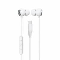 Helix USB-C Earbuds - White Perspective: Main