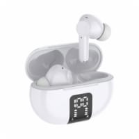 Helix True Wireless Earbuds With Digital Read Out - White Perspective: Main