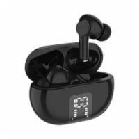 Helix True Wireless Earbuds with Digital Read Out - Black Perspective: Main
