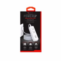 Helix Powerup Dual Outlet Power Strip With A & C Ports Perspective: Main