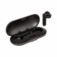 Helix True Wireless Earbuds With Zinc Alloy Charging Case - Black Perspective: Main