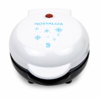 Nostalgia My Mini White Snowflake Waffle Maker Perspective: Main