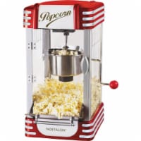 Nostalgia Retro Series Red Styling 2.5 Oz. 10-Cup Tabletop Kettle Popcorn Maker