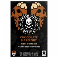 Death Wish Coffee® Chocolate Hazelnut Flavored Single-Serve Coffee Pods Perspective: Main
