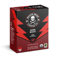 Death Wish Coffee Co. Dark Roast Single Serve Pods Perspective: Main