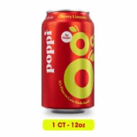 Poppi Cherry Limeade Prebiotic Soda Can Perspective: Main
