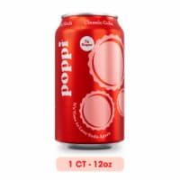 Poppi Classic Cola Prebiotic Soda Can Perspective: Main