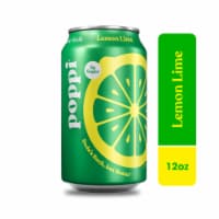 Poppi Lemon Lime Prebiotic Soda Can Perspective: Main