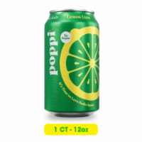 Poppi Lemon Lime Prebiotic Soda Can Perspective: Main