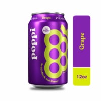 Poppi Grape Prebiotic Soda Can Perspective: Main