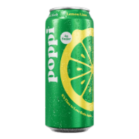 Poppi® Prebiotic Lemon Lime Soda Perspective: Main