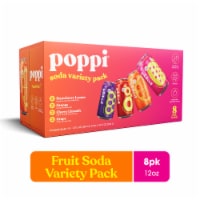 Poppi Variety Pack Prebiotic Soda Cans Perspective: Main