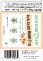 Keystone Pantry Vanilla Caramel Flavored Syrup 1 pint bottle