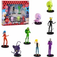 Miraculous Ladybug Pencil Toppers 8pk Hawk Moth Cat Nior Party Favors Figure Set PMI