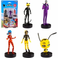 Miraculous Ladybug Stamps 5pk Cake Toppers Party Favors Figure Set PMI International