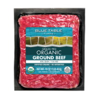 Blue Table Farms Organic Grass Fed Ground Beef 85/15 Brick Perspective: Main