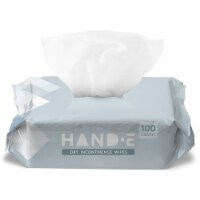 Hand-E Disposable Dry Wipes, Disposable Multi-Purpose Cloths, No Additives - Packs of 50