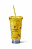 Pokemon Pikachu Carnival Cup - 18oz BPA-free Tumbler Cup with LED Lights