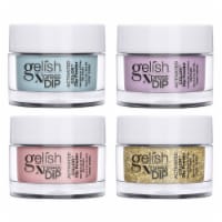 Gelish Mini Xpress Dip Pastel Set 9 G ColorFusion Nail Powder Jars, 4 Pack