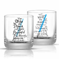 Obi-Wan Kenobi™ Lightsaber Drinking Glass, Set of 2 (10 oz)