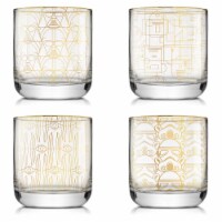 Star Wars Deco Double Old Fashion Drinking Glass - 10 oz - Set of 4