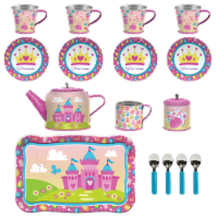 GOSSI Incorporated Castle Princess Tin Tea Set Perspective: Main